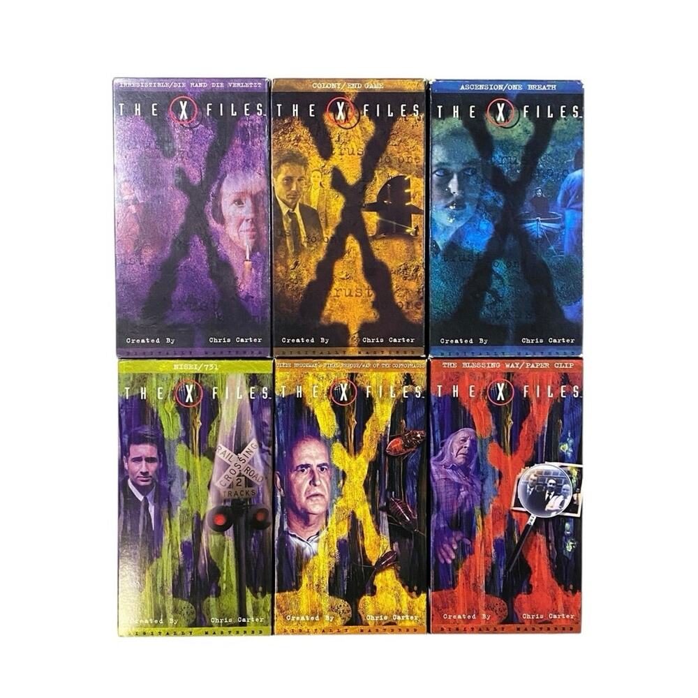 Vintage X-files Sci-fi VHS Movie Lot